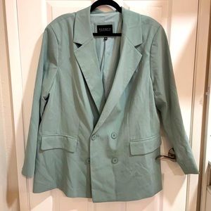 ELOQUII - Teal Seafoam Blazer Jacket - Size 20